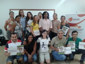 Professores receberam novos materiais para subsídio de aulas