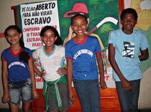 Alunos participantes do projeto